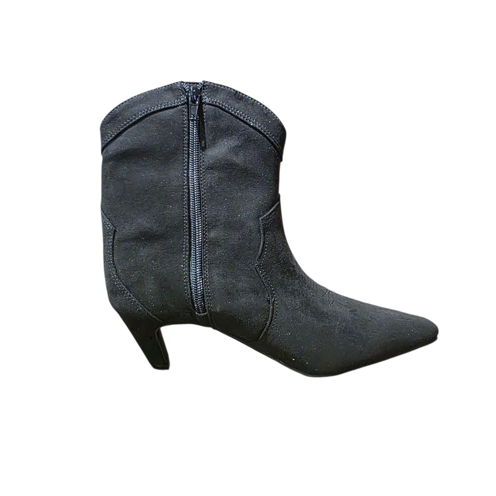 INC International Concepts Black Heeled Boots - Picture 3 of 12